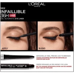 L'Oréal Paris Infaillible 36H Grip Gel Automatic Waterproof Eyeliner Blue Jersey 5 GR