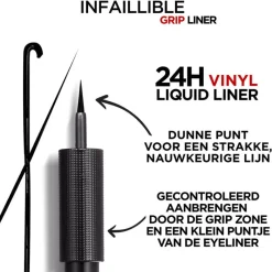 L'Oréal Paris Infaillible 24H Vinyl Liquid Liner Zwart Eyeliner