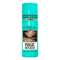 L'Oréal Paris Magic Retouch Camouflerende Uitgroeispray Goud Middenbruin 75 ML