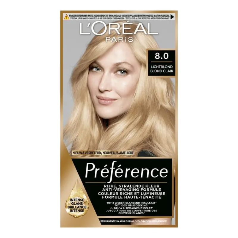 L'Oréal Paris Préférence Permanente Haarverf 8 California