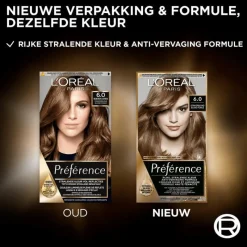L'Oréal Paris Préférence Permanente Haarverf 6.0 Buenos Aires Donkerblond