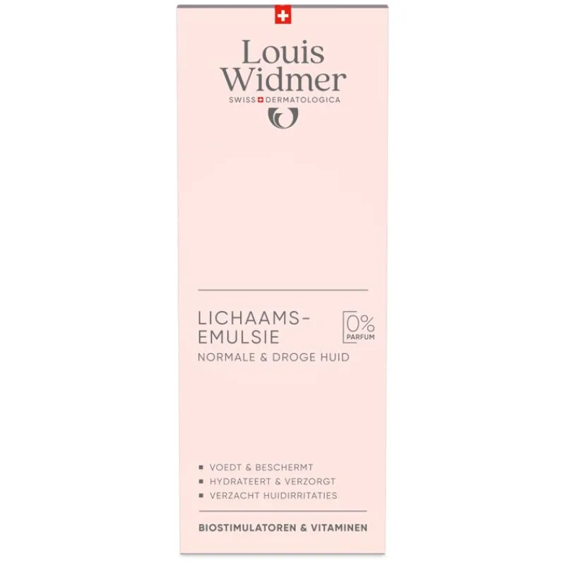 Louis Widmer Bodycare Lichaamsemulsie Zonder Parfum 200 ML