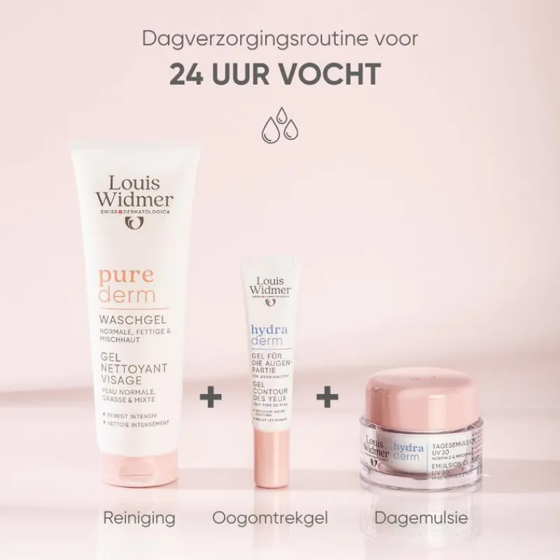 Louis Widmer Hydraderm Dagemulsie UV SPF 30 Licht Geparfumeerd 50 ML