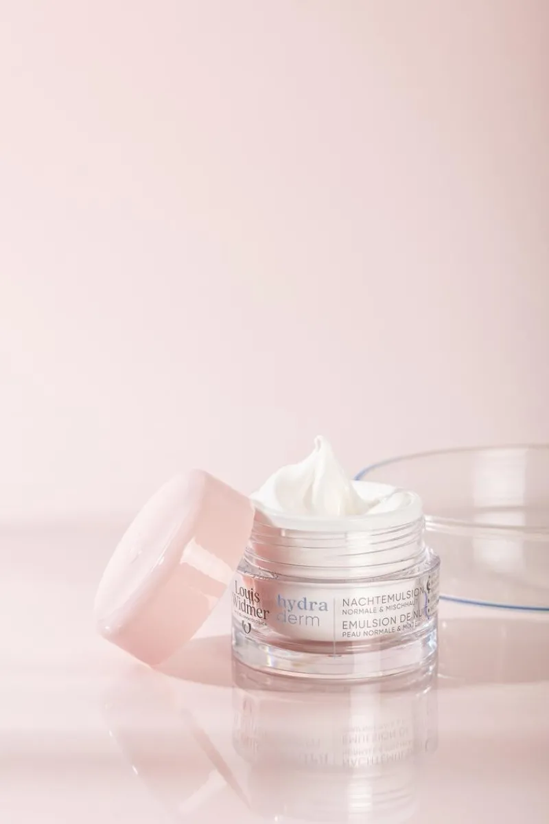 Louis Widmer Hydraderm Nachtemulsie Zonder Parfum 50 ML