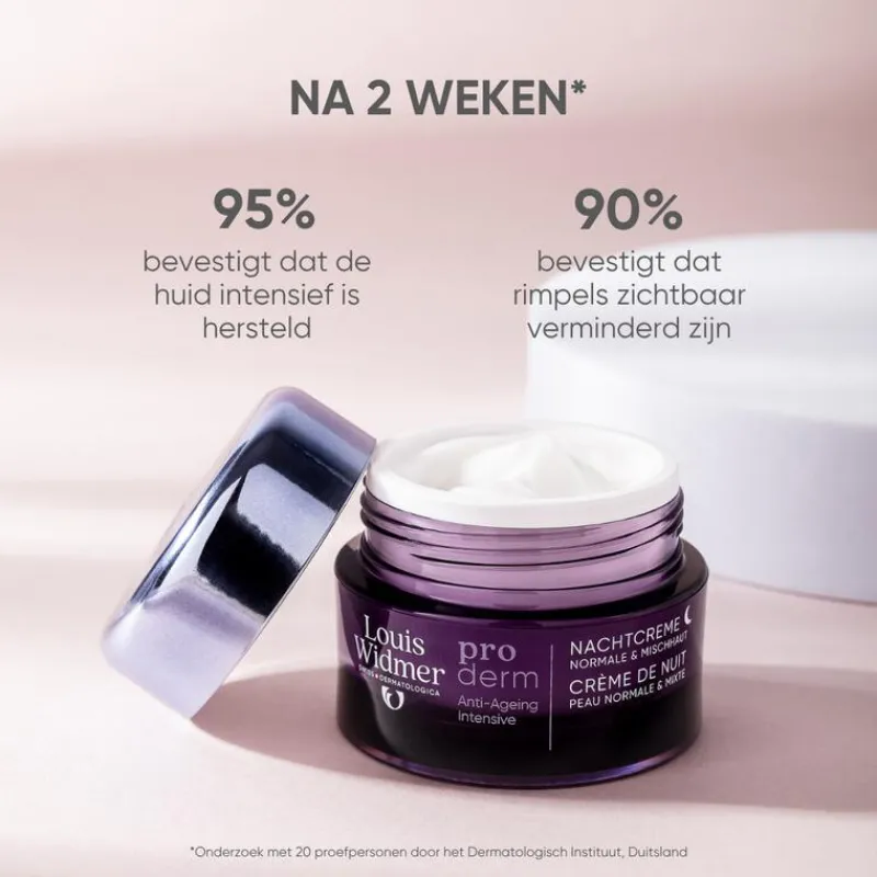 Louis Widmer Proderm Nachtcrème Licht Geparfumeerd 50 ML