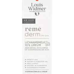 Louis Widmer Remederm Lichaamsmelk 10% Ureum Zonder Parfum 200 ML