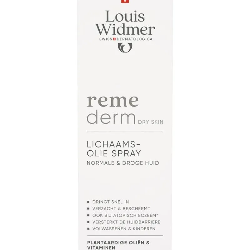 Louis Widmer Remederm Lichaamsolie Spray 150 ML