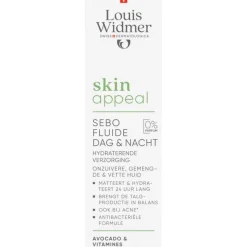 Louis Widmer Skin Appeal Sebo Fluid Zonder Parfum 30 ML