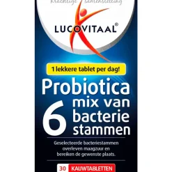 Lucovitaal Probiotica Mix Van 6 Bacterie Stammen Kauwtabletten