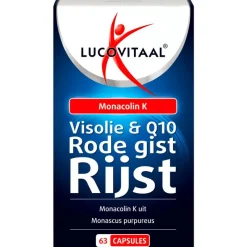 Lucovitaal Visolie & Q10 & Rode Gist Rijst Capsules