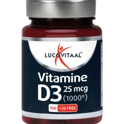 Lucovitaal Vitamine D3 25 mcg Capsules 120 stuks