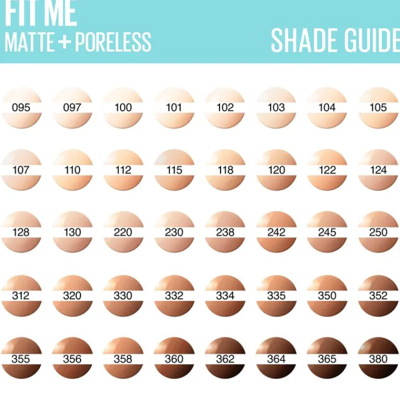 Maybelline New York Fit Me Matte + Poreless Foundation 360