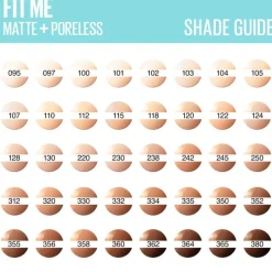 Maybelline New York Fit Me Matte + Poreless Foundation 356