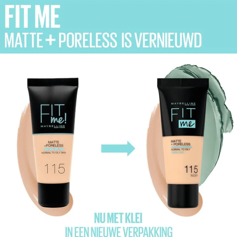Maybelline New York Fit Me Matte + Poreless Foundation 101