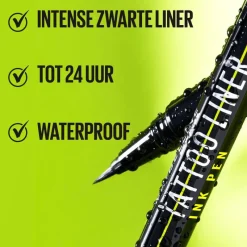 Maybelline New York Tattoo Eyeliner Ink Pen Zwart