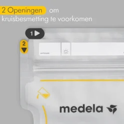 Medela Moedermelkbewaarzakjes met schenktuit 50 stuks