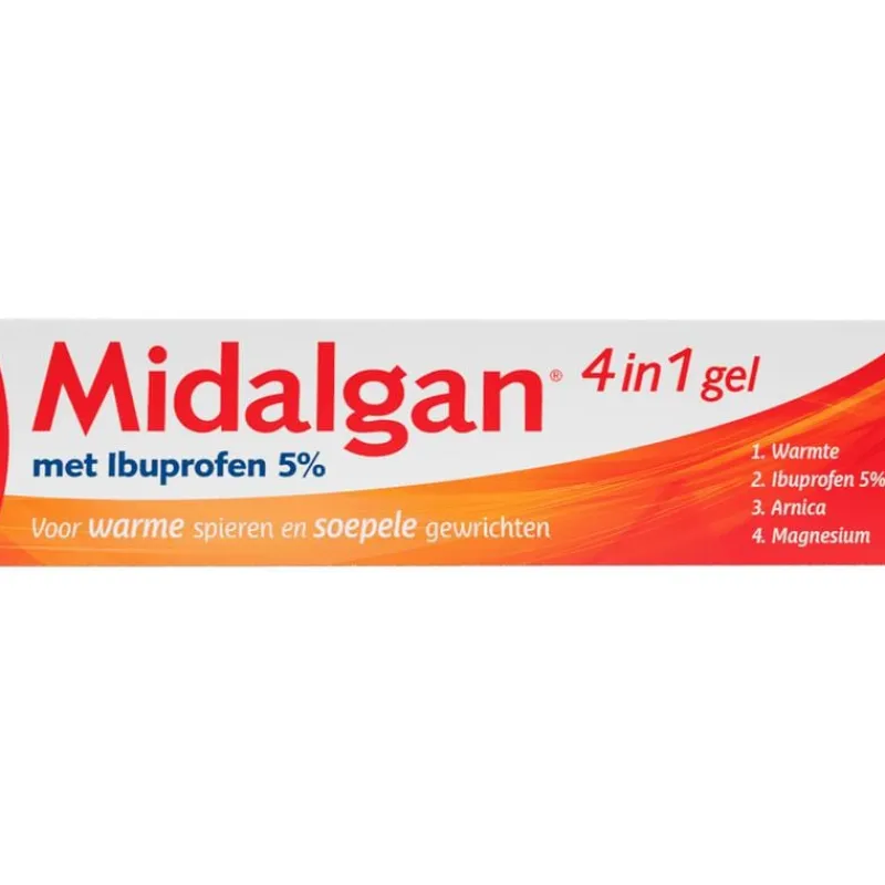 Midalgan 4in1 Ibuprofen 5% Gel 100 GR