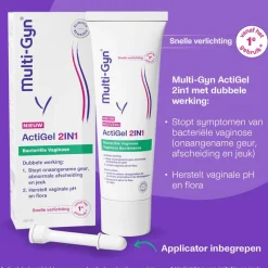 Multigyn Multi-Gyn ActiGel 2in1 bij bacteriële vaginose 50ml