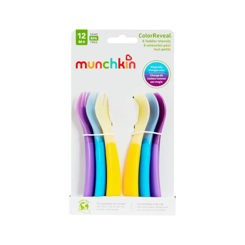 Munchkin Color Changing Vork & Lepel