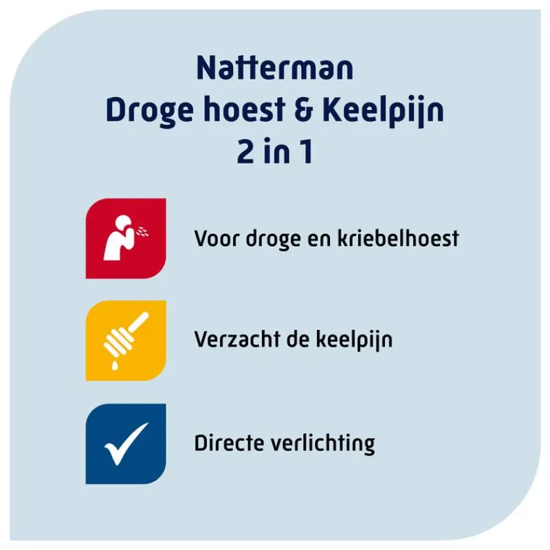 Natterman Droge Hoest & Keelpijn 150 ML