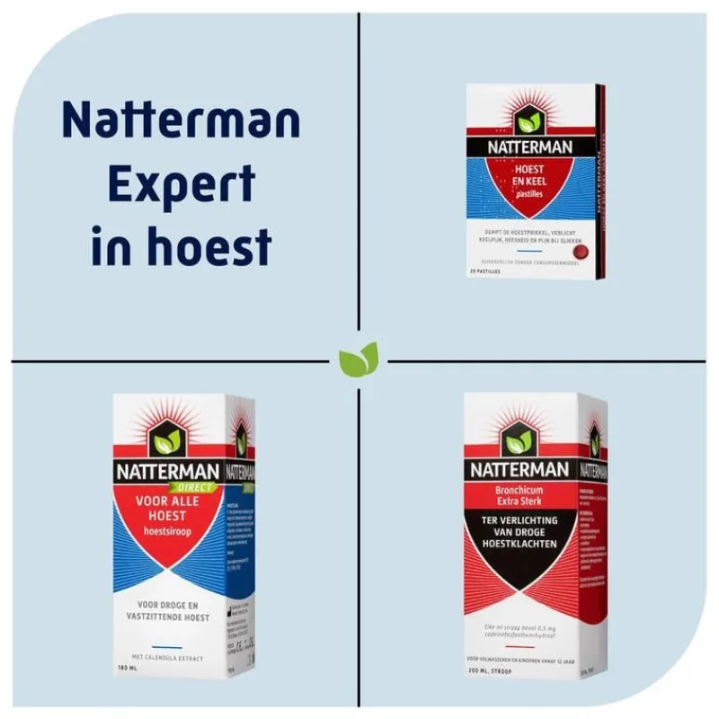 Natterman Droge Hoest & Keelpijn 150 ML