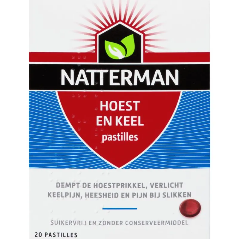 Natterman Hoest en Keel pastilles 20 stuks