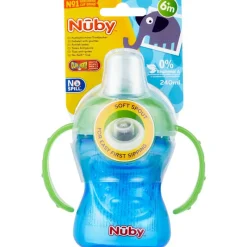 Nûby Super Sprout Antilek Drinkbeker Blauw 6+ m 240 ML