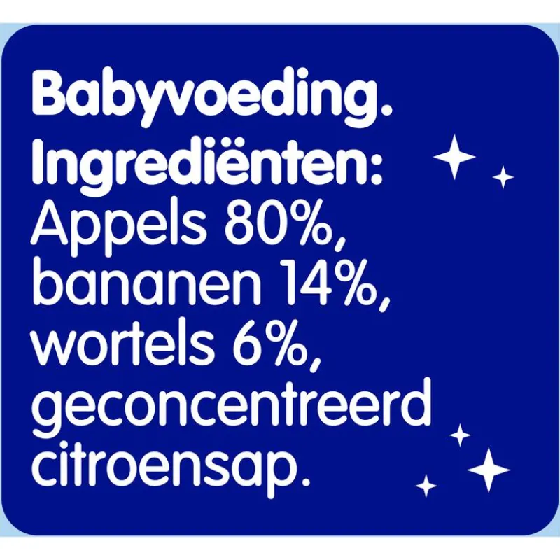 Nestle Nestlé Little Rockets Smoothie Appel Banaan Wortel 2+