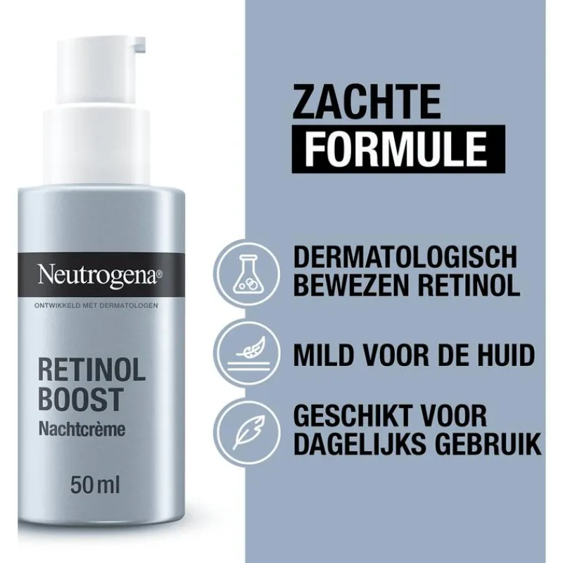 Neutrogena Retinol Boost Anti-Age Nachtcrème Oudere Huid 50 ML