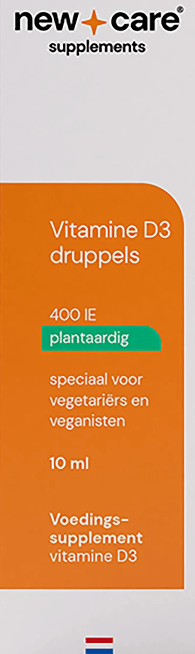 New Care Vitamine D3 Druppels 10mcg Plantaardig 10 ML