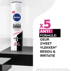 NIVEA Black & White Invisible Deodorant Spray Mini 35 ML