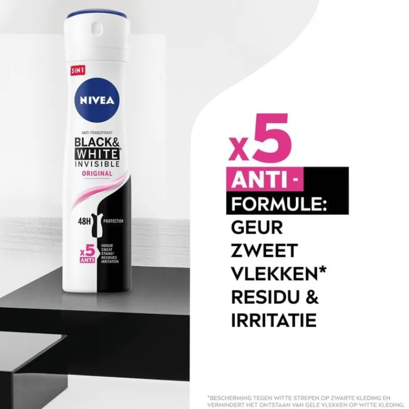 NIVEA Black & White Invisible Deodorant Spray Mini 35 ML