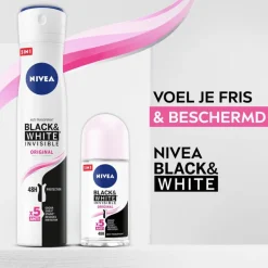 NIVEA Black & White Invisible Deodorant Spray Mini 35 ML