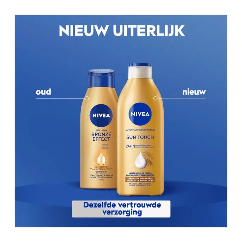 NIVEA Bronze Effect Body Lotion Lichte Tot Medium Huid 400 ML
