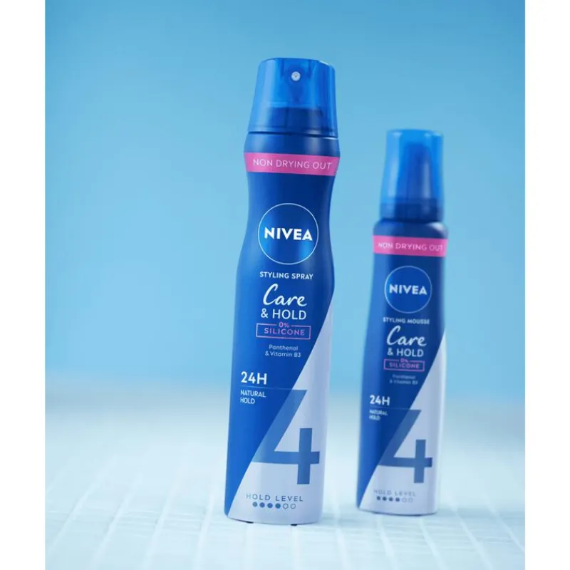 NIVEA Care & Hold Styling Mousse 150 ML