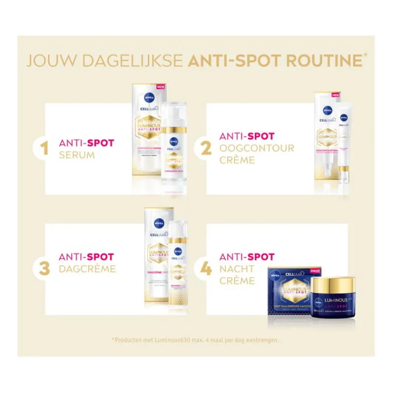 NIVEA Cellular Luminous630 Anti-Spot Nachtcrème 50 ML