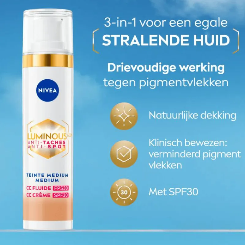 NIVEA Cellular Luminous630 CC Fluid SPF30 40 ML