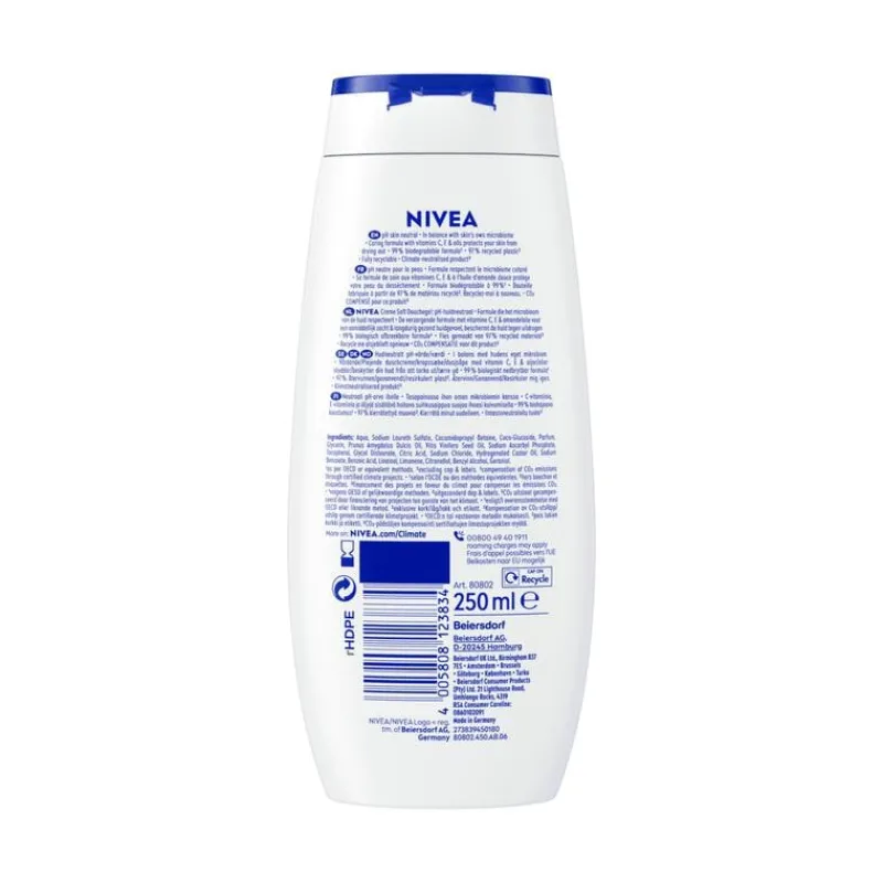NIVEA Crème Soft Douchecrème 250 ML