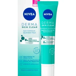 NIVEA Derma Skin Clear Night Exfoliant Onzuivere Huid 40 ML