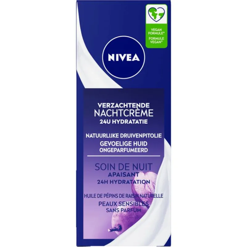 NIVEA Essentials +24H Sensitive Nachtcrème 50 ML