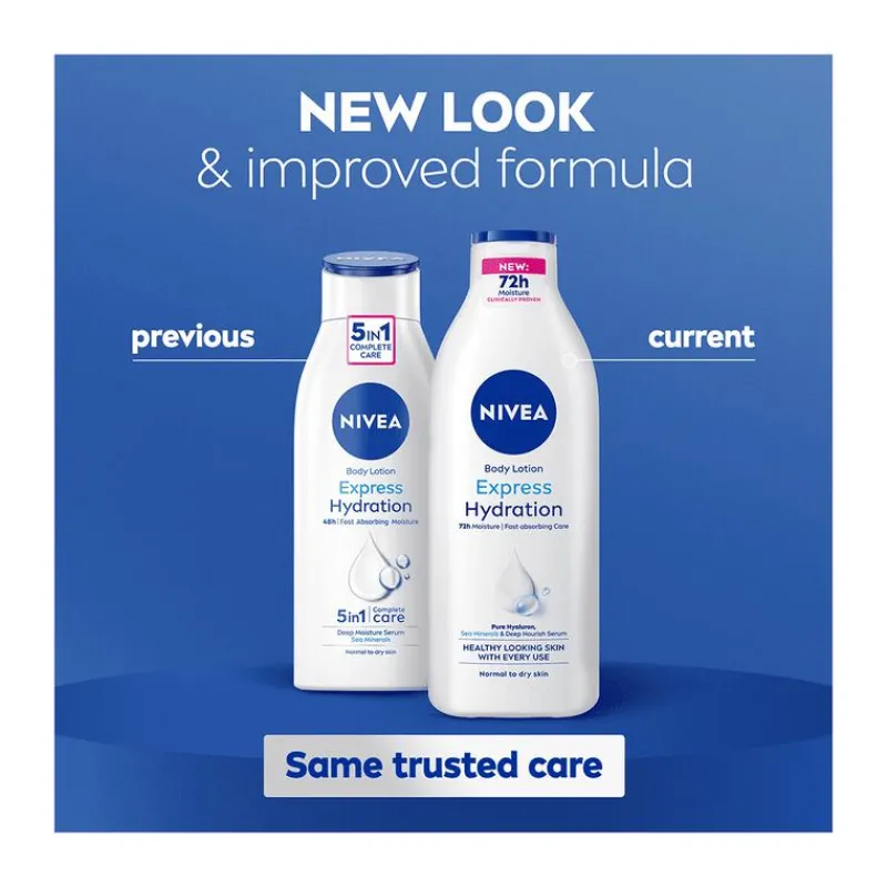 NIVEA Express Hydraterende Body Lotion 250 ML
