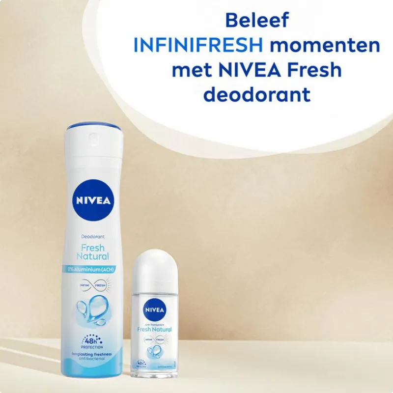 NIVEA Fresh Natural Deodorant Roller 50 ML