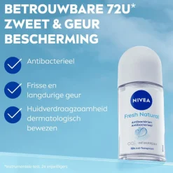 NIVEA Fresh Natural Deodorant Roller 50 ML