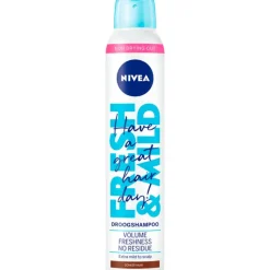 NIVEA Fresh Revive 3-In-1 Droogshampoo Voor Donker Haar 200 ML