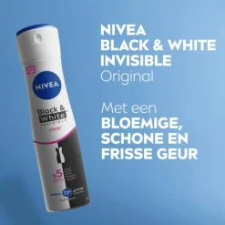 NIVEA Invisible Black & White Original Deodorant Spray 150 ML