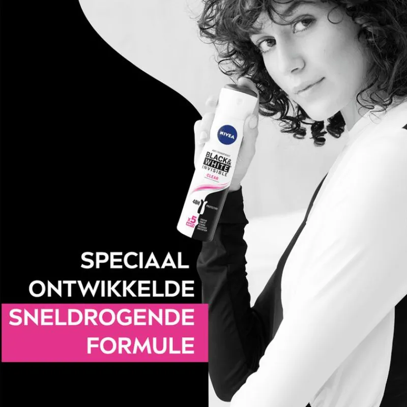 NIVEA Invisible Black & White Original Deodorant Spray 150 ML