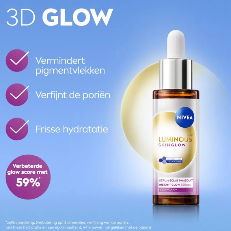 NIVEA Luminous Skin Glow Instant Glow Anti-Pigment Serum 30ML
