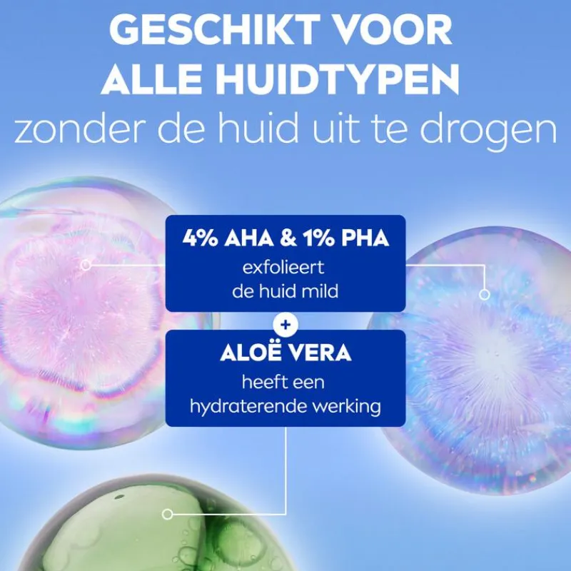 NIVEA Luminous Skin Glow Liquid Refiner Exfoliant Gezichtsreiniger 100ML