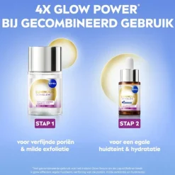 NIVEA Luminous Skin Glow Liquid Refiner Exfoliant Gezichtsreiniger 100ML