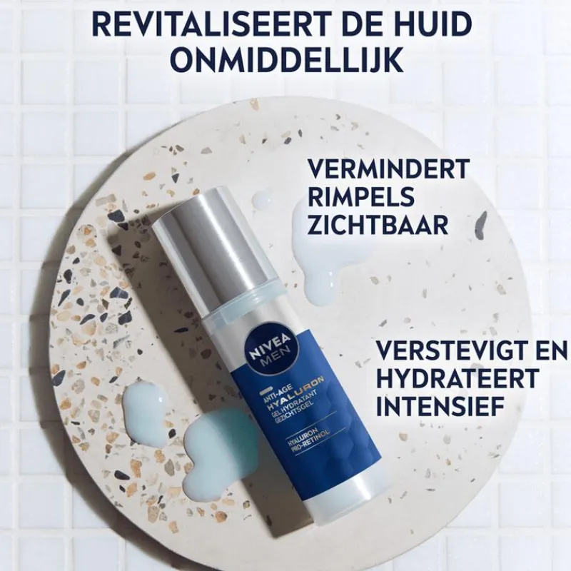 NIVEA MEN Active Ant-Age Hyaluron Hydraterende Gel 50ML